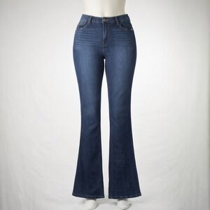 Wit & Wisdom Ab-solution Flare Leg Jeans Dark Wash Indigo Blue Womens